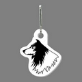 Zippy Clip - Collie Dog (Head) Tag W/ Clip Tab